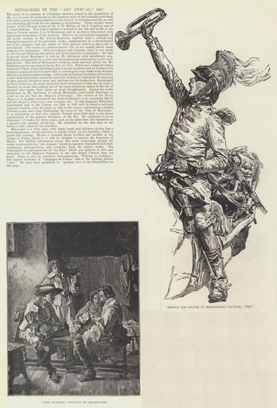 Meissonier in the Art Annual, 1887 by Jean Louis Ernest Meissonier